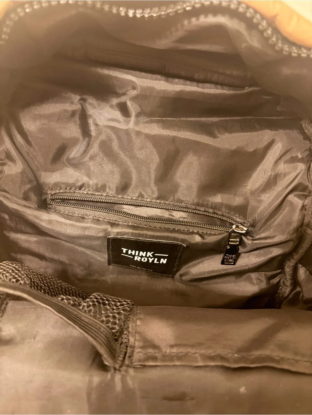 THINK ROYLN Quilted bronze front small Backpack - Bronze Copper
